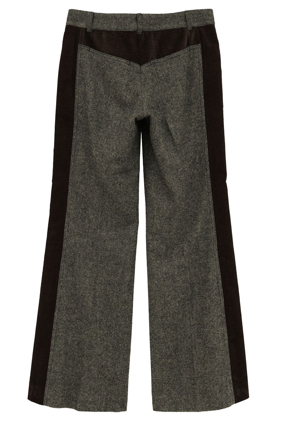 コーデュロイパネルメランジパンツ - CORDUROY PANEL MELANGE PANTS (MIX)