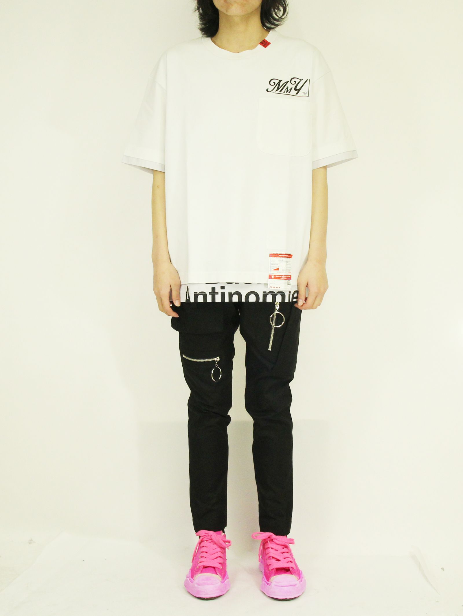 プリンテッドTシャツ - MMY Printed T-shirt - WHITE