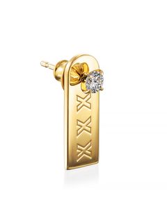 【片耳用】 XXX (Pt900,DIA) GOLD