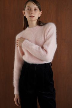 CLANE - アンゴラ コンパクト コンパクト ニット トップス - ANGORA 