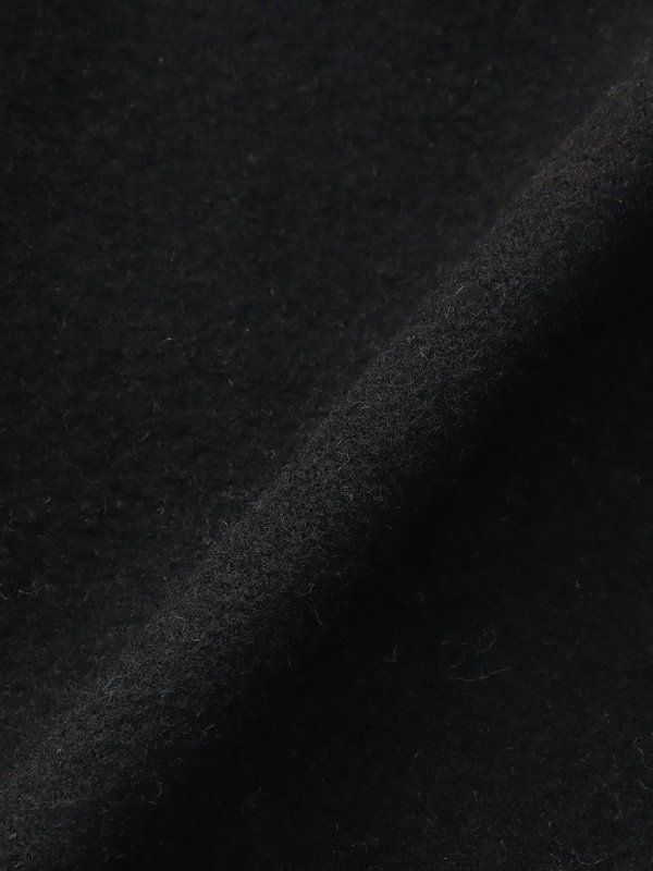 ウーリーシングルジャケット - BLACK