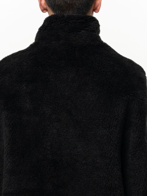 【26AW】 ワイドバッグボアベスト - Wide Back Boa Vest - BLACK