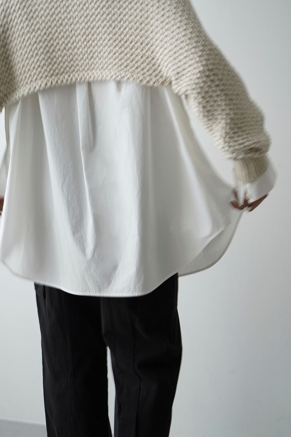 ヒューズ シャツ - HUGE SHIRT - WHITE