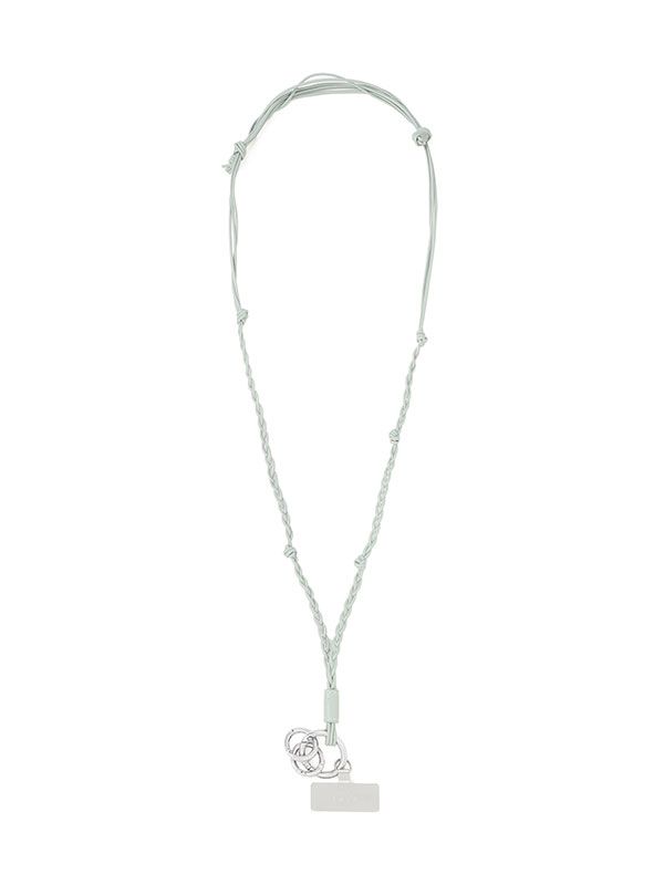 レザーコードロングマルチストラップ (BLUE)