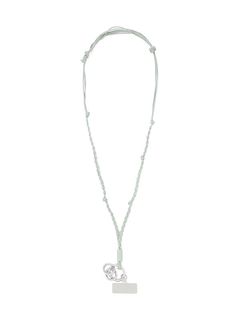 レザーコードロングマルチストラップ (BLUE)