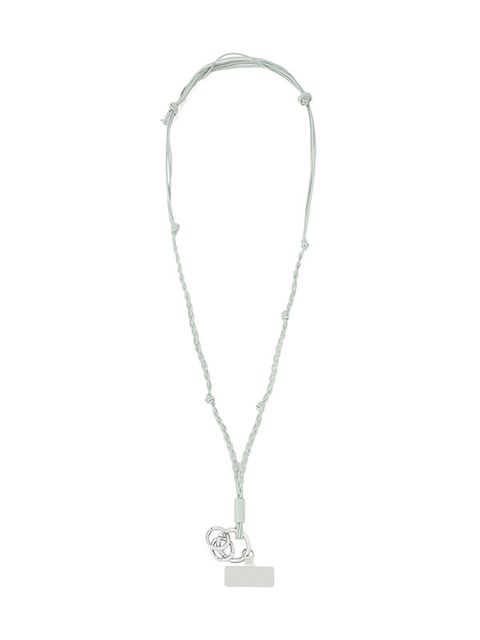 レザーコードロングマルチストラップ (BLUE)