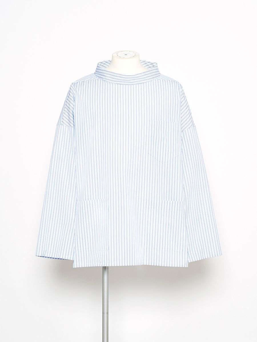 ワークショップ プルオーバー - WORKSHOP PULLOVER - WHITE STRIPE