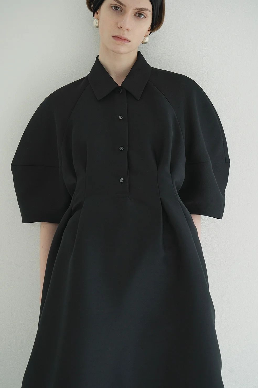 clane フォームスリーブワンピース CLANE - フォームスリーブワンピース - FORM SLEEVE ONEPIECE