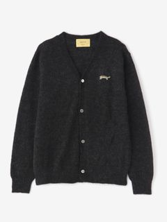 モヘアニットカーディガン - MOHAIR KNIT CARDIGAN - BLACK