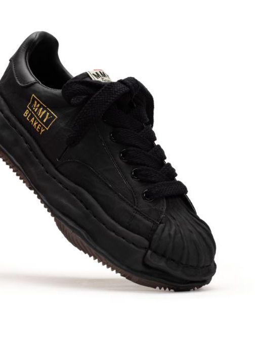 "BLAKEY" OG STC Sole PL Leather Low-top Sneakerr- A08FW711 - BLACK