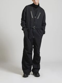ヘリンボーン ジャンプスーツ - HERRINGBONE JUMPSUIT