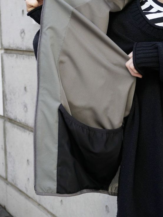 パッカブルベスト - PARTEX EQUILIBRIUM PACKABLE VEST - KHAKI