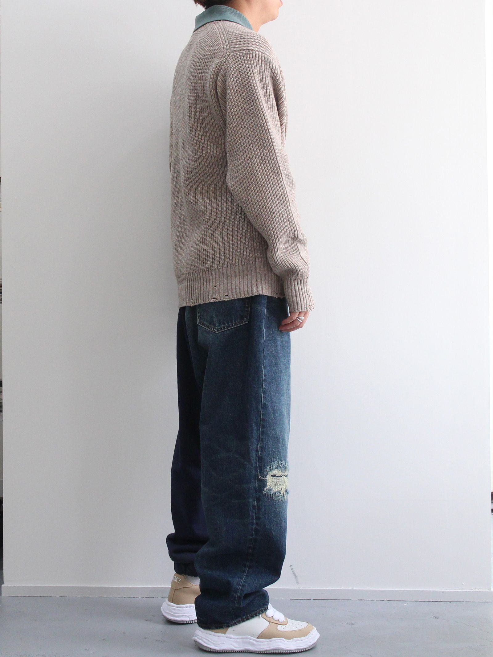 レイヤード ニット プルオーバー - Layered Knit PO