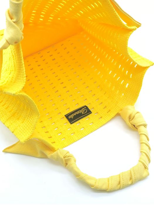 格子 バッグ - 24SBG09 - YELLOW