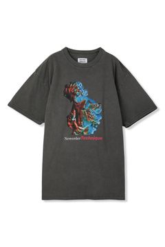 × NEW ORDER TECHNIQUE TEE (BLACK) - プリントティーシャツ