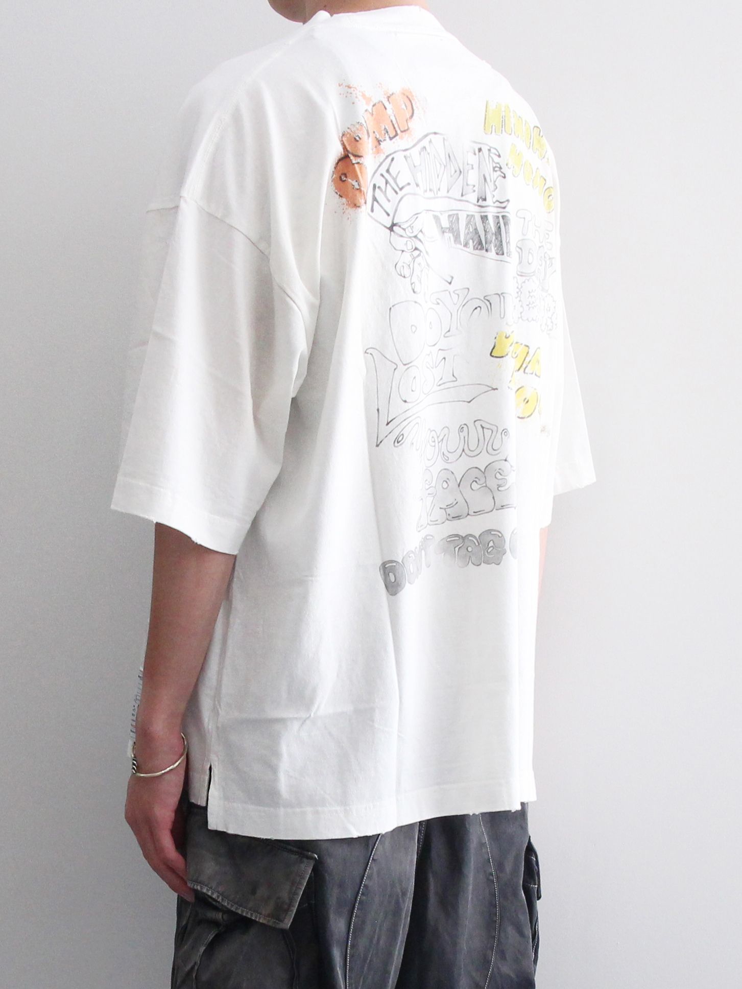 Maison MIHARA YASUHIRO - ディストレストTシャツ - Distressed T