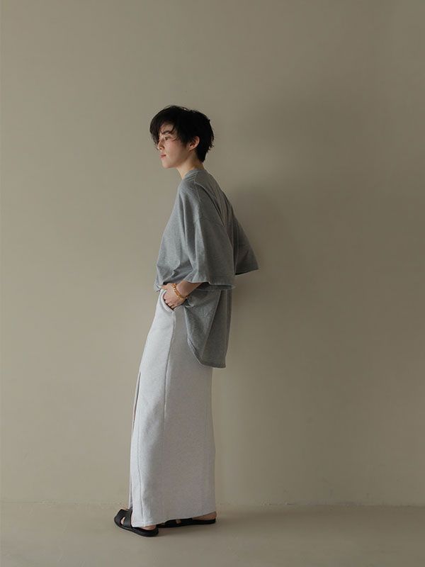 モックネックBigTee - GREY