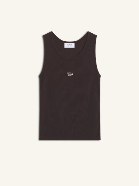 【レディース】 ベイビー フォックス リブ タンクトップ (ganache)