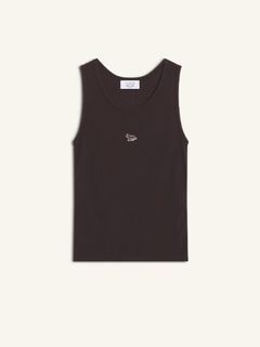 【レディース】 ベイビー フォックス リブ タンクトップ (ganache)