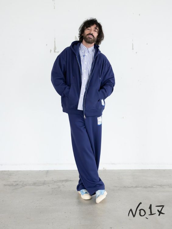 コットン ストライプ ロング スリーブ シャツ | Cotton Stripe Long-sleeve Shirt- LIGHT BLUE