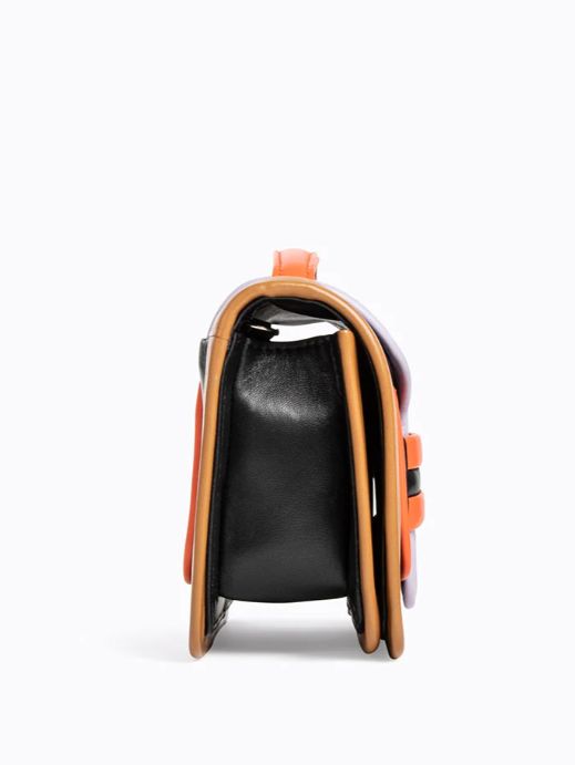 アルファ ハンドバッグ - ALPHA BAG -BLACK -MULTI