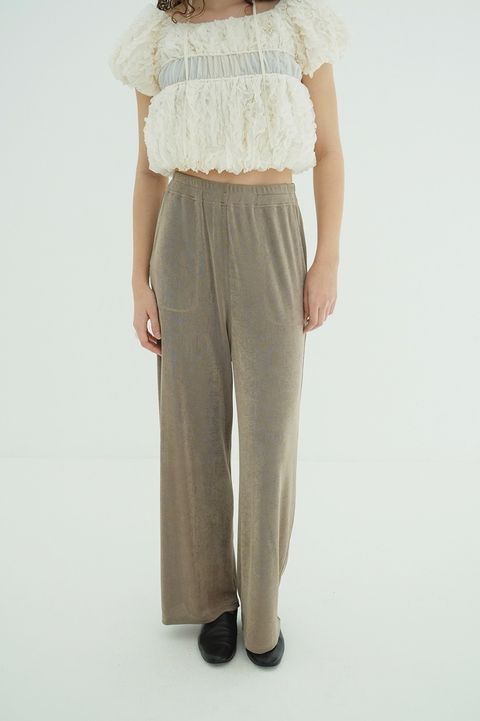 ジャージーパンツ - BRIGHT JERSEY PANTS (IVORY)