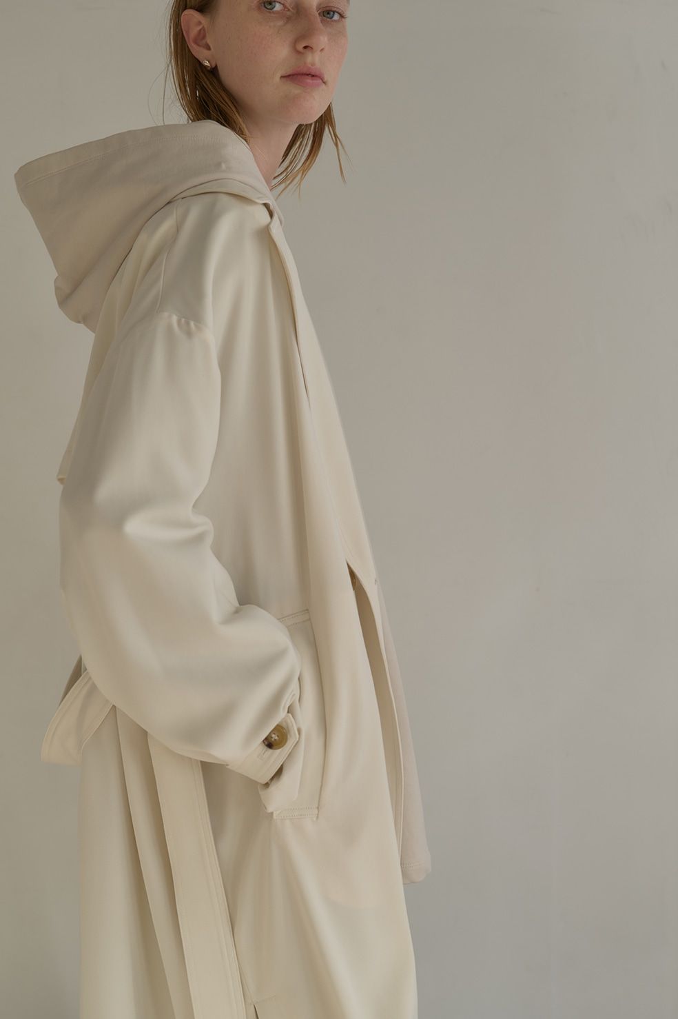 MANOF - OVER LONG COAT IVORY － オーバーロングコート