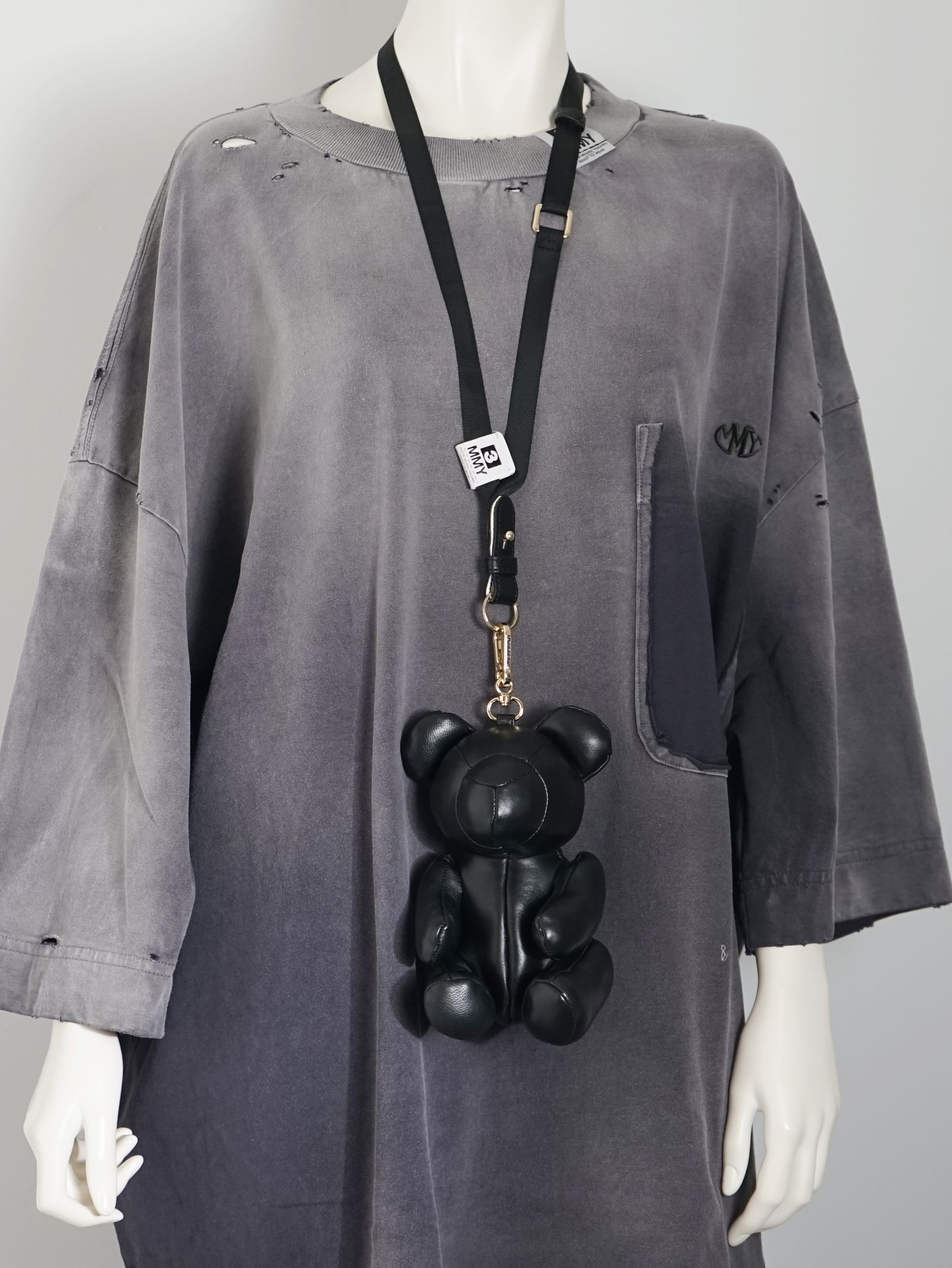 ベア― ミニバッグ - DOLLS BEAR MINI BAG - BLACK