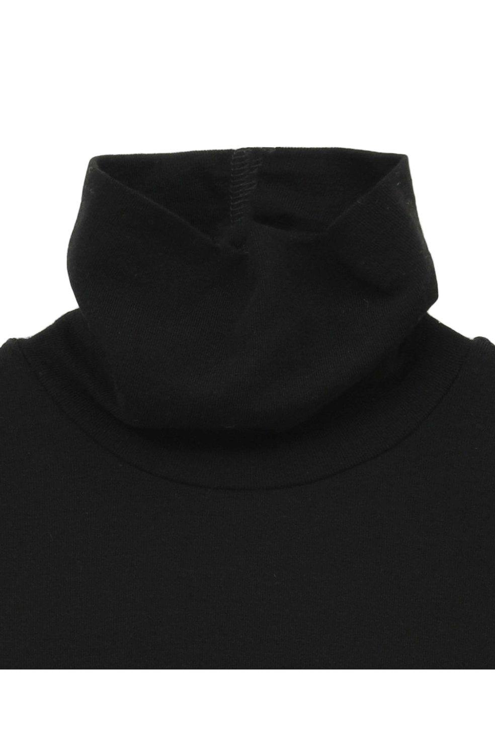 カシミヤ混タートルネックカットソー | COMFORTABLE TURTLE TOPS (BLACK)