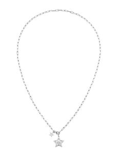 Brilliant Star Pendant Necklace （SILVER) - スターネックレス