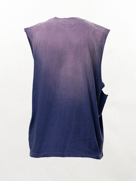 "AERO-KMY" Sleeveless T-shirt - スリーブレス Tシャツ (NAVY)