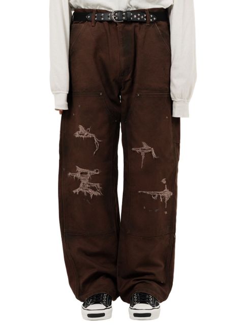 ボロペインターパンツ - BORO PAINTER PANTS -BROWN