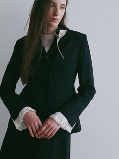 SANTEウエストシェイプテーラージャケット (NAVY)