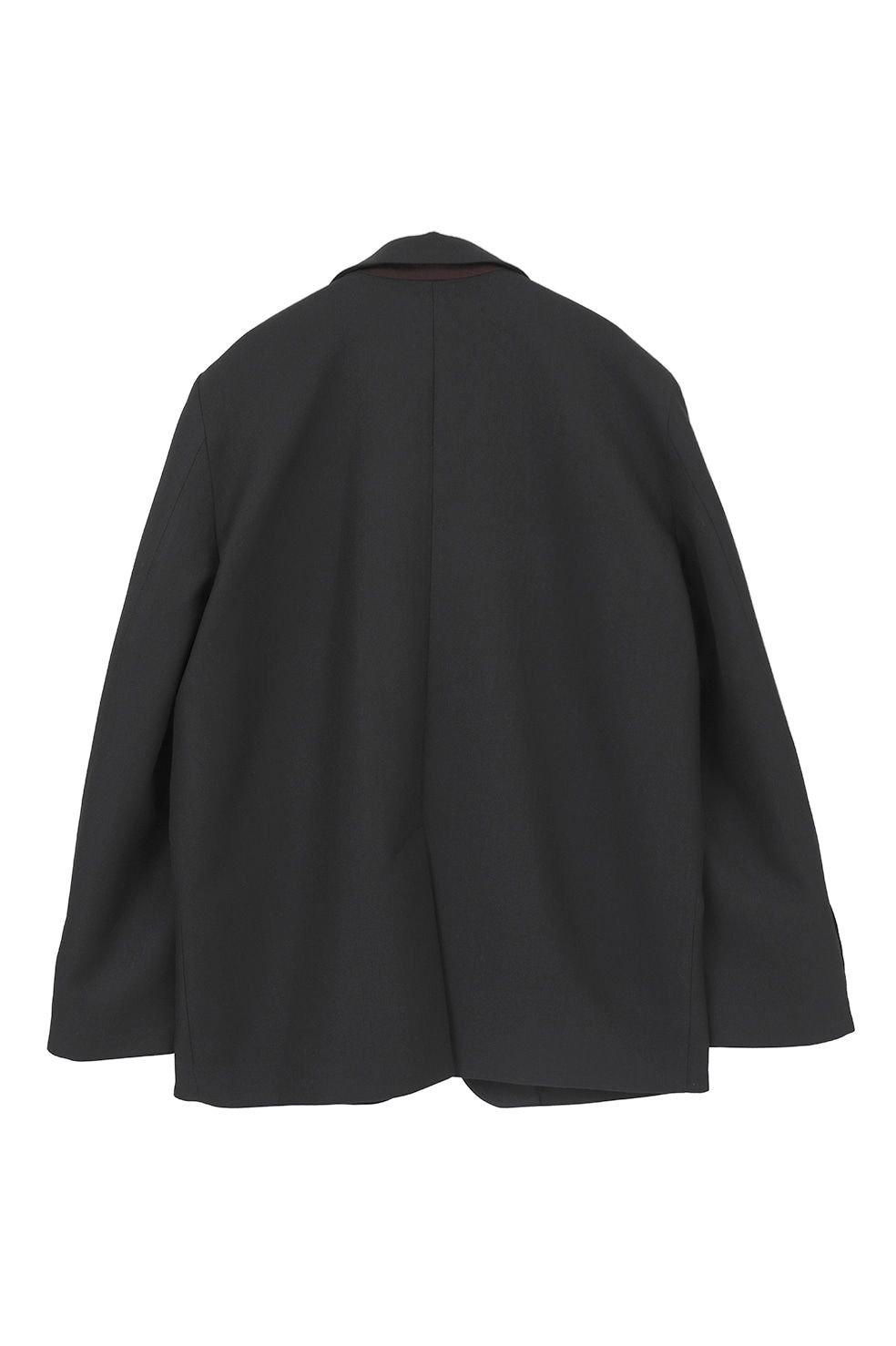 ヘリンボーン柄 テーラードジャケット - HERRINGBONE TAILORED JACKET (BLACK)