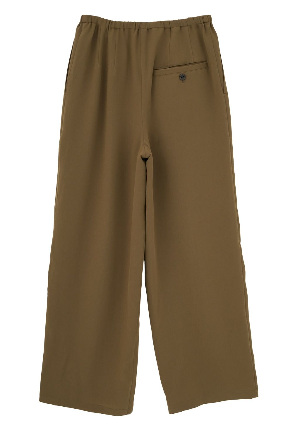 ドローストリングルーズタックパンツ - DRAWSTRING LOOSE TUCK PANTS (BROWN)