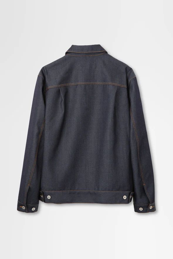 ウールデニムジャケット - ddenim jacket in wool denim （INDIGO)