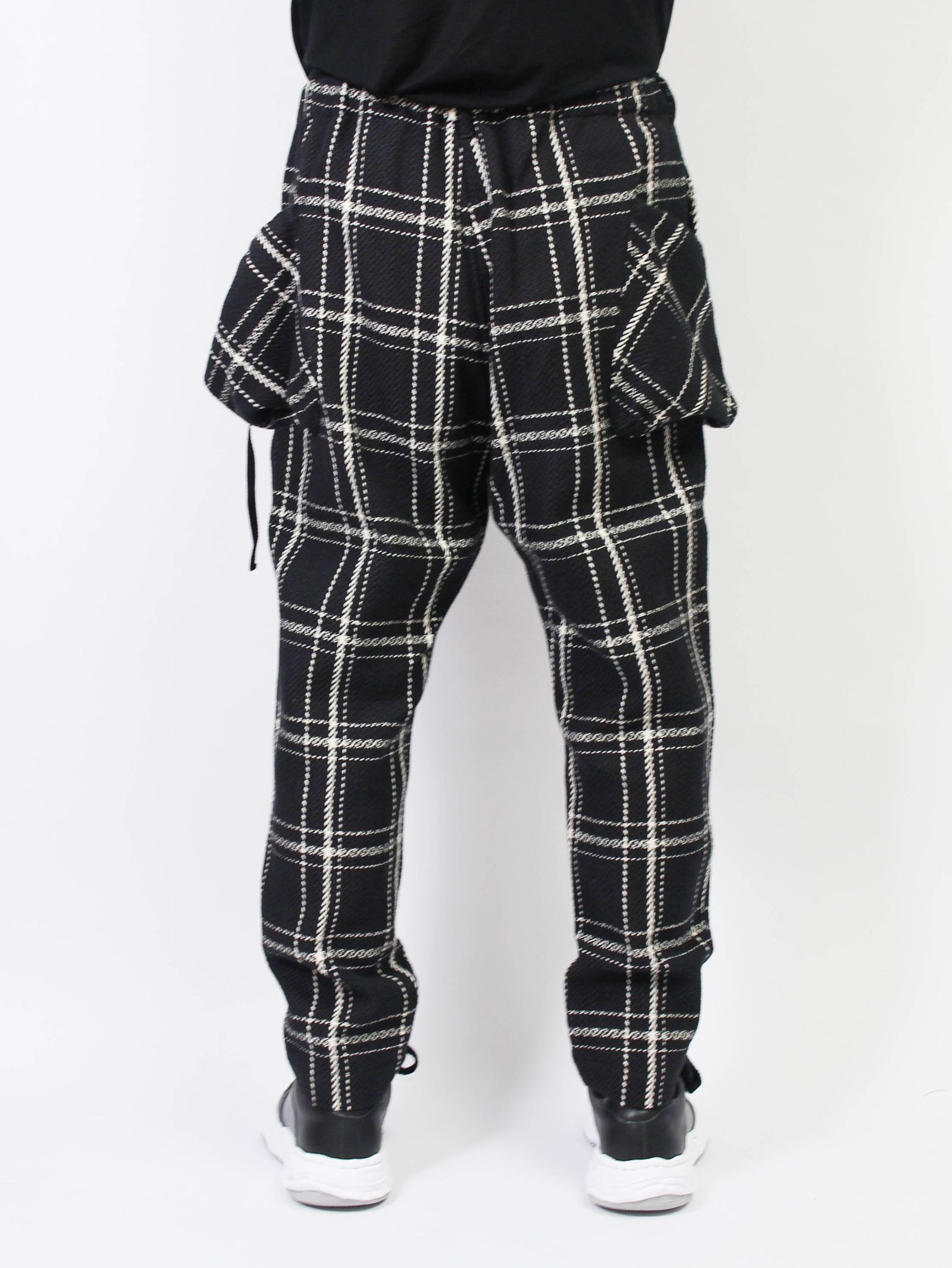 MEXCAN BLANKET POCKET PANTS - Ombre check - - ブランケットポケットパンツ