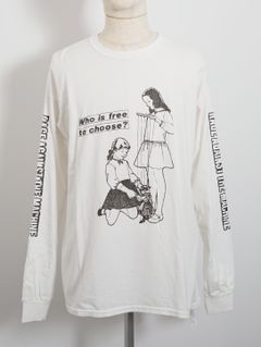 RATMコラボ プリントTシャツ ロンT  - RATM FREE TO CHOOSE TEE - WHITE