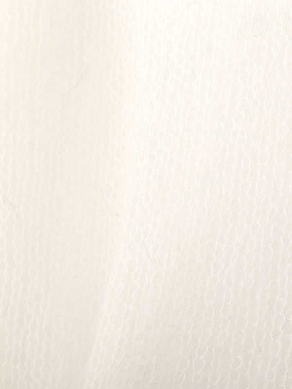 ボリュームスリーブモヘヤニットプルオーバー - WHITE