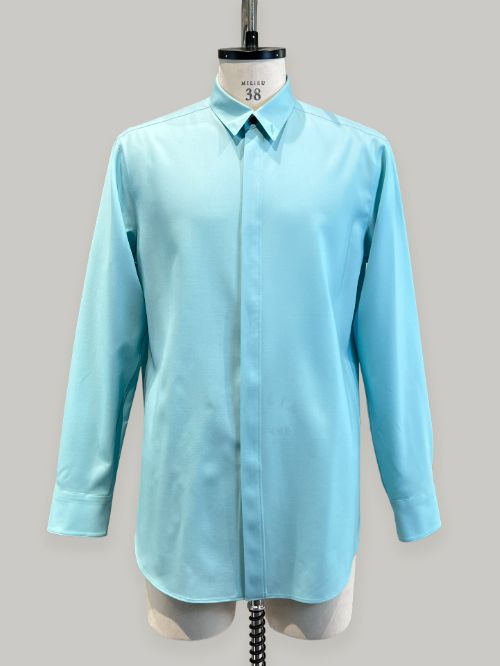 ウールシャツ | wool shirt (LIGHT BLUE)