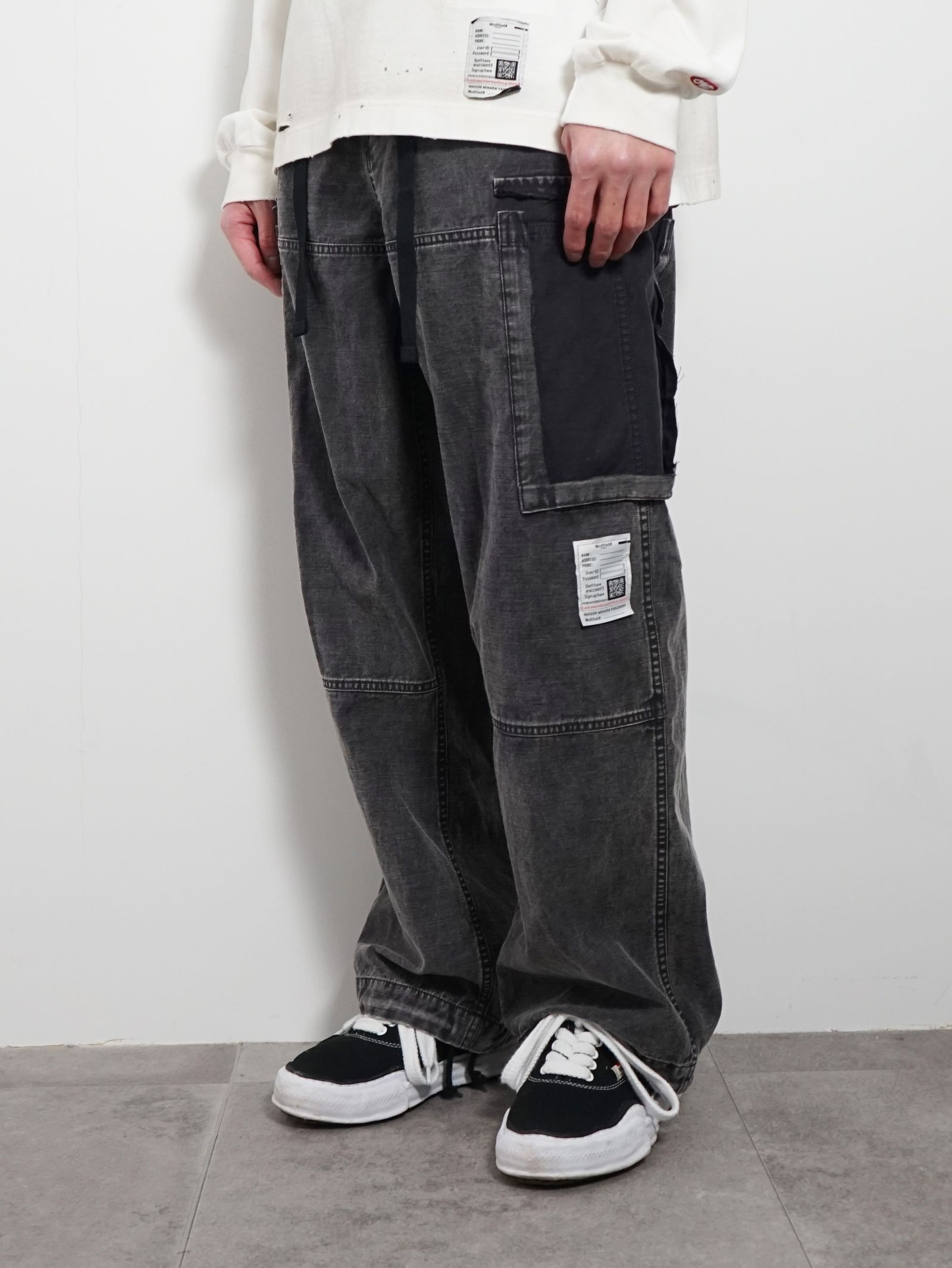 カーゴパンツ - CARGO TROUSERS - BLACK