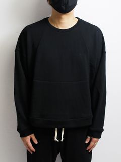プルオーバースウェット - C02T-BLACK