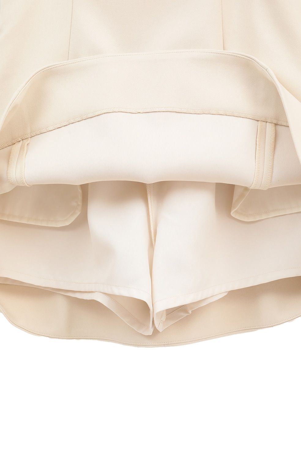 コンストラクティブミニスカート - CONSTRUCTIVE MINI SKIRT (IVORY)
