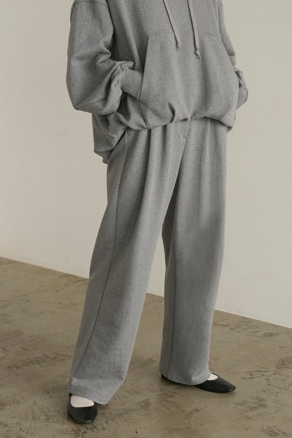 CLANE - ツー タック スウェットパンツ - TWO TUCK SWEAT PANTS