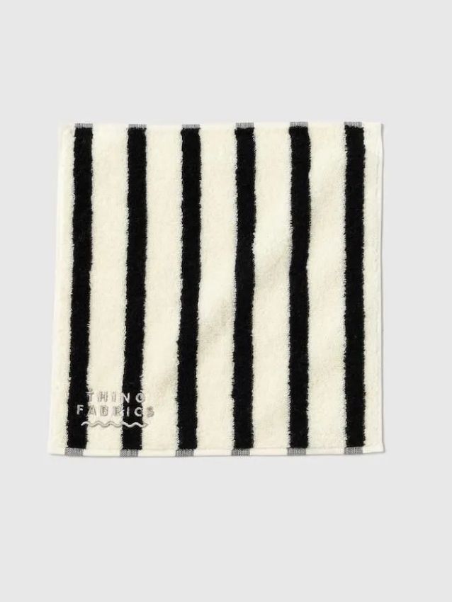 ストライプ ハンドタオル / ハンカチ - "TIP TOP 365 TOWEL" 25×25cm