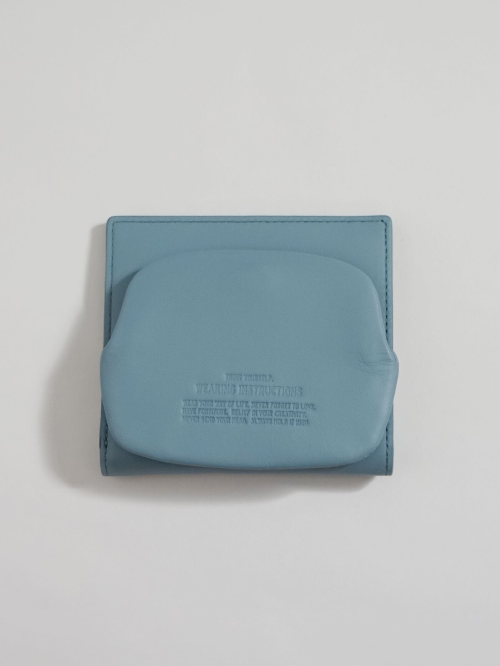 フォルデッドウォレット&コインケース - Folded Wallet & Coin Case - LHGHT BLUE