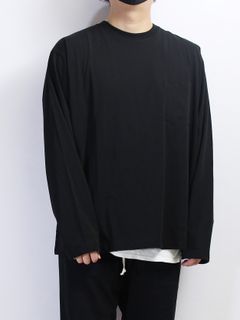 "POCKET TEE L/S - Technorama  - BLACK