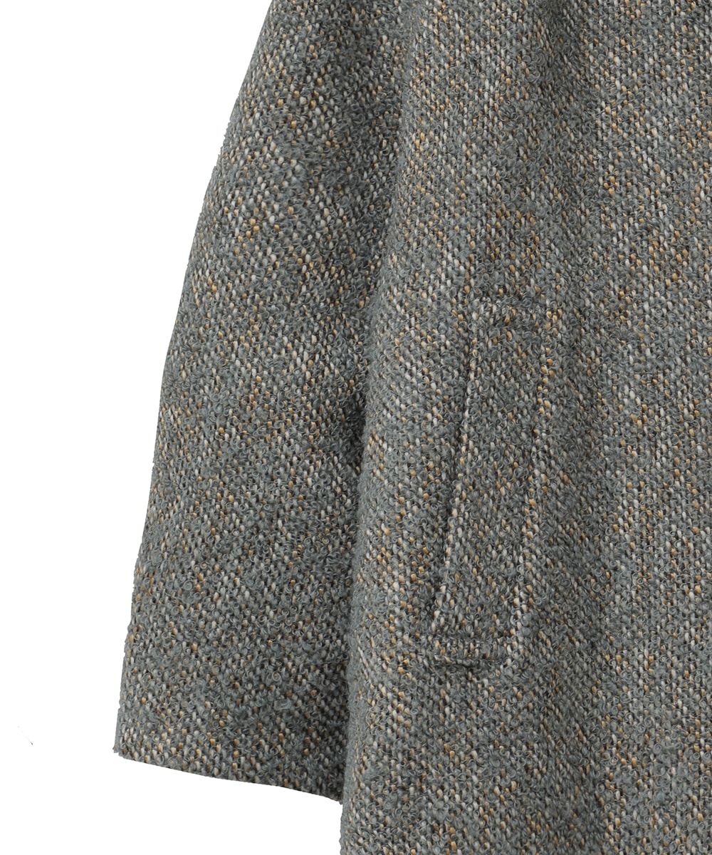 CLANE☆クラネ☆MIX LOOP TWEED BOX COAT☆コート - テーラードジャケット