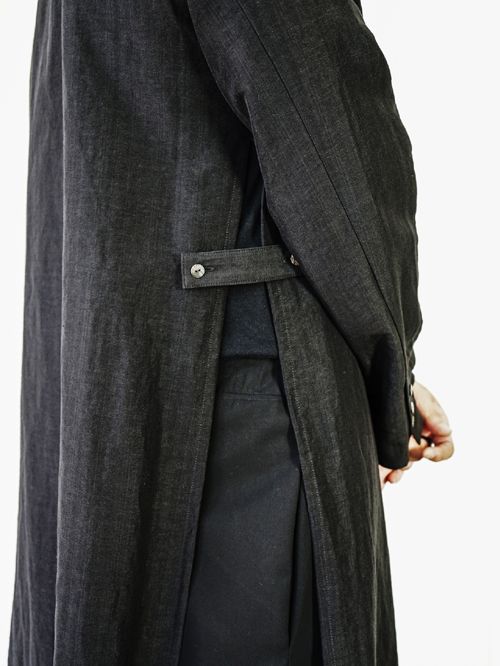 ジンチョウゲ コート - jinchoge coat - Black