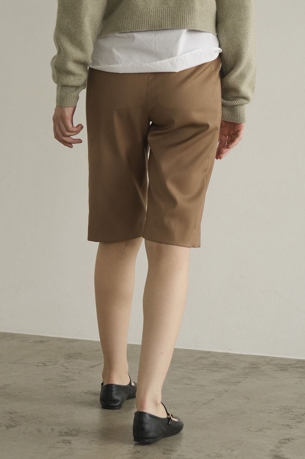 CLANE - ローウエストハーフパンツ - LOW WAIST HALF PANTS